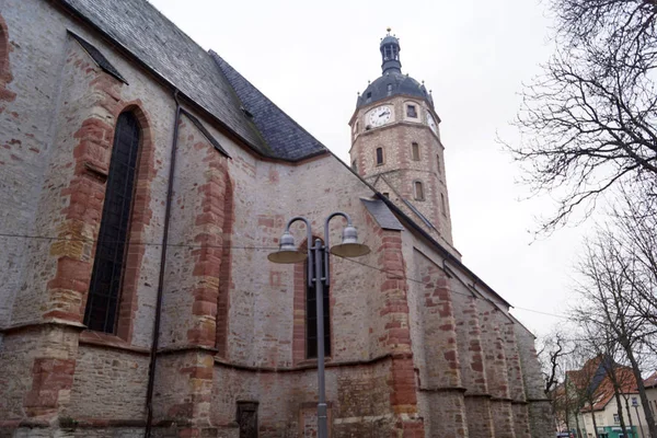 Sangerhausen Hlavním Městem Správního Okresu Mansfeld Jižní Pryskyřice Státě Sasko — Stock fotografie