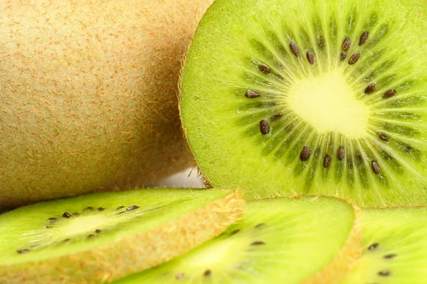 Gesneden Kiwi Fruit Close Afbeelding — Stockfoto