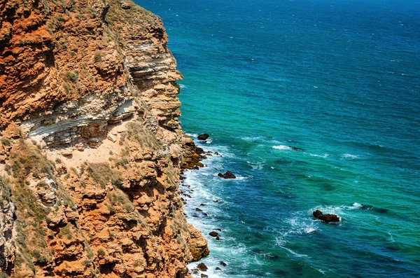 Rocky Shore Black Sea Cape Kaliakra Bulgaria — 스톡 사진