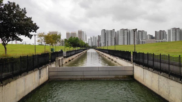 Singapore Public Housing Apartments Punggol District Singapour — Photo