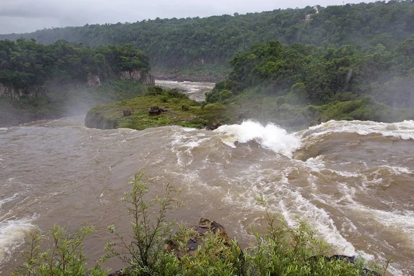 Cataratas Del Iguazú Lado Argentino Cataratas Del Iguazú Son Cascadas — Foto de Stock