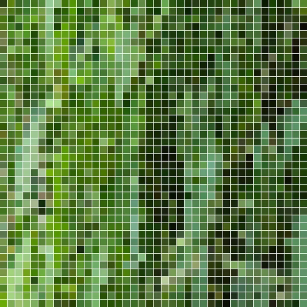 Αφηρημένο Τετράγωνο Ψηφιδωτό Φόντο Πράσινο — Φωτογραφία Αρχείου