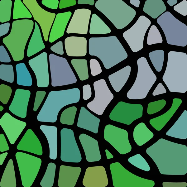 Abstract Stained Glass Mosaic Background Green Gray — Stock Photo, Image