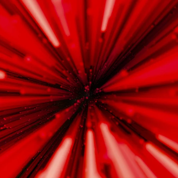 正方形のフォーマットで明るい炎の色の赤放射背景に長方形の暗い赤い棒と火の爆発や爆発の概念設計 光流エネルギートンネル — ストック写真