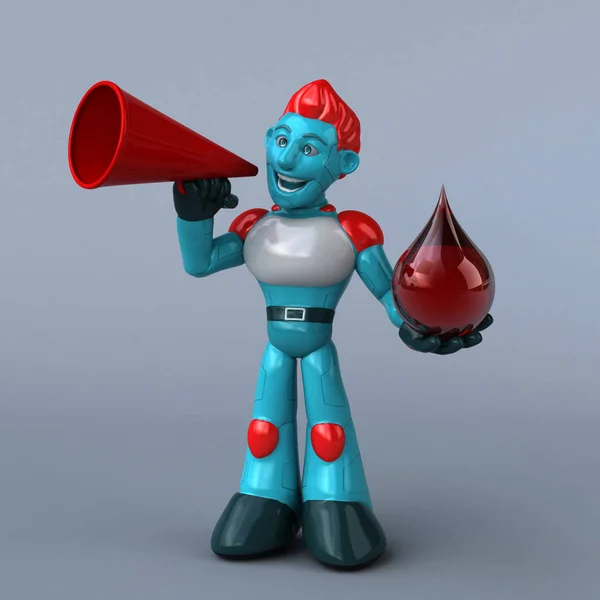 Robot Rojo Ilustración — Foto de Stock
