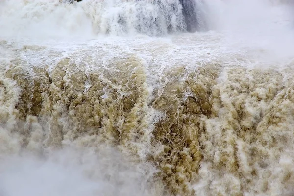 Djävulens Strupe Iguazufallen Från Argentinsk Sida Iguazufallen Ligger Vattenfall Floden — Stockfoto