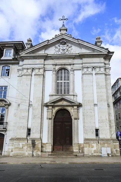 Fachada Igreja Corpo Santo Construída Final Século Xviii Após Terramoto — Fotografia de Stock