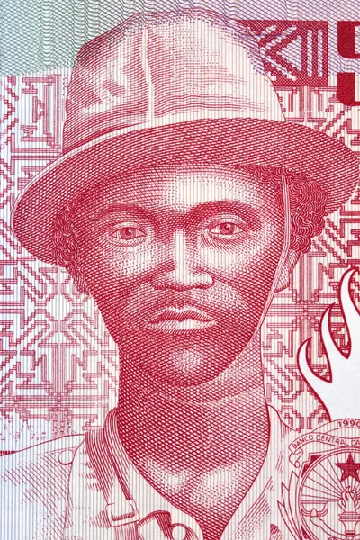 Pansau Isna是几内亚比绍货币的肖像 — 图库照片