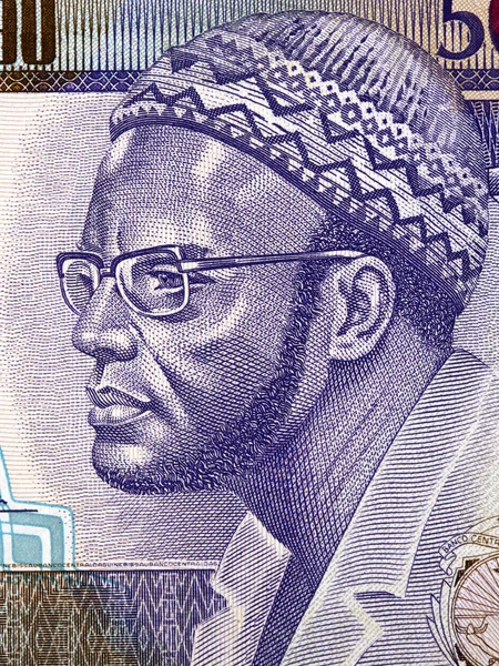 Amilcar Cabral Retrato Del Dinero Guinea Bissau — Foto de Stock