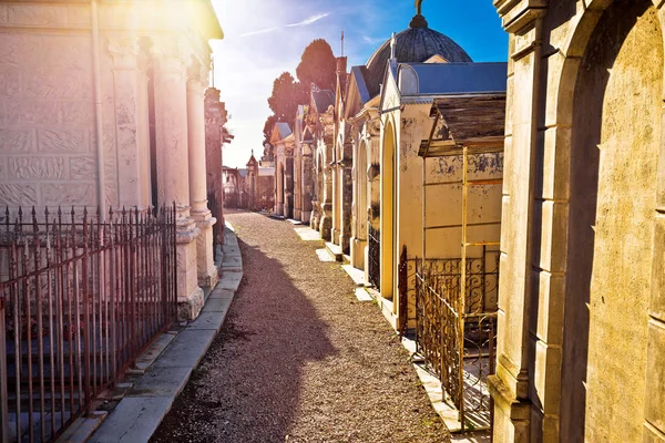 Historisk Kyrkogård Menton Södra Frankrike — Stockfoto