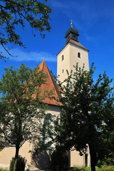 Sebastianskirche Ingolstadt Město Bayern Německo Mnoha Historickými Atrakcemi — Stock fotografie