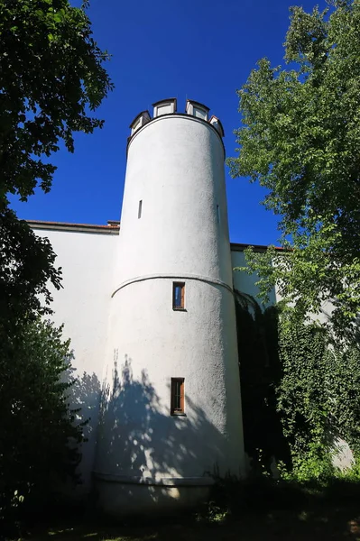 Alte Stadtmauer Ingolstadt Een Stad Bayern Duitsland Met Veel Historische — Stockfoto