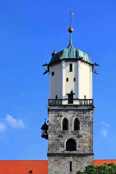 Sankt Martinskirche Memmingen Una Ciudad Bayern Alemania Con Muchas Atracciones — Foto de Stock