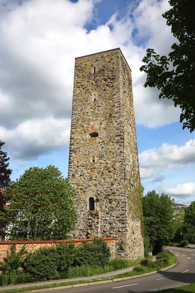 Schellenberger Turm Ravensburg Місто Німеччині Багатьма Історичними Пам Ятками — стокове фото