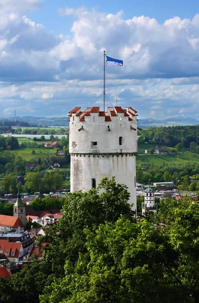 Mehlsack Ravensburg Uma Cidade Alemanha Com Muitas Atrações Históricas — Fotografia de Stock