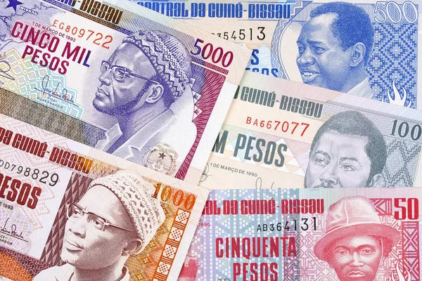 Geld Aus Guinea Bissau Als Geschäftshintergrund — Stockfoto