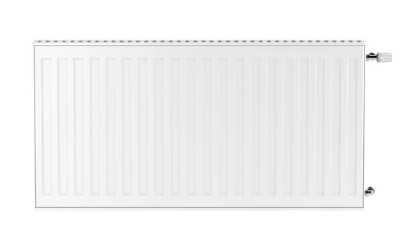 Radiador Calefacción Aislado Sobre Fondo Blanco Vista Frontal — Foto de Stock