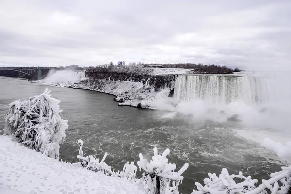 Kuzey Amerika Kanada Amerika Birleşik Devletleri Nalı Şelaleleri Niagara Şelaleleri — Stok fotoğraf