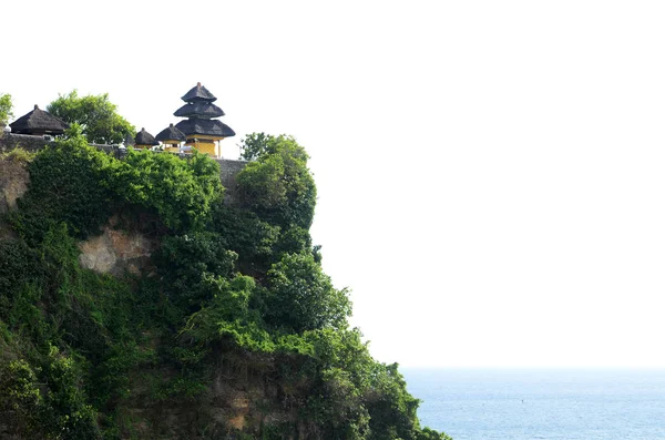 Pura Luhur Uluwatu Tempel Bali Indonesien Mit Klippe Mit Blauem — Stockfoto