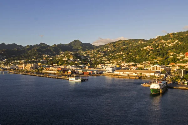 São Vicente Granadinas Mar Caribe Porto Kingstown — Fotografia de Stock