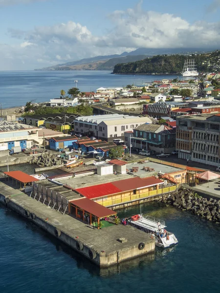 Dominica Cidade Roseau Mar Caribe — Fotografia de Stock