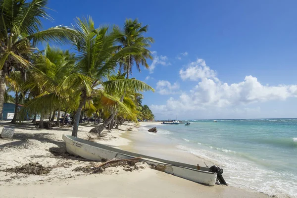 República Dominicana Ilha Saona Praia Mano Juan — Fotografia de Stock