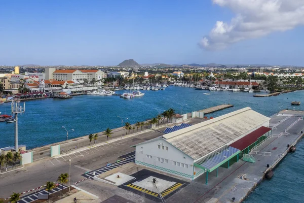 Mar Dei Caraibi Aruba Porto Oranjestad — Foto Stock