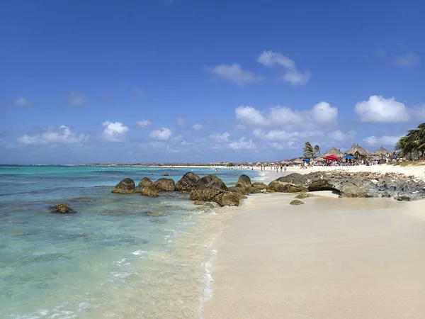 Aruba Arashi Strand Auf Den Abc Inseln — Stockfoto