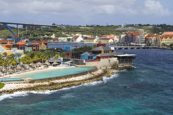 Karib Tenger Curacao Willemstad Abc Szigeteken — Stock Fotó