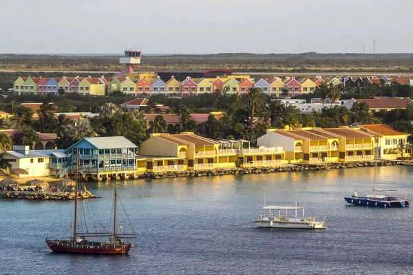 Karib Tenger Bonaire Kralendijk Kikötője Abc Szigeteken — Stock Fotó