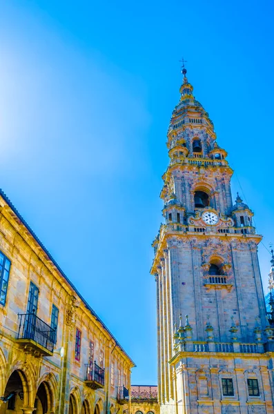Illustrazione Colorata Della Cattedrale Santiago Compostela Spagna — Foto Stock