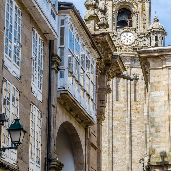 Architettura Religiosa Cattedrale Santiago Compostela Luogo Pellegrinaggio Spagna — Foto Stock