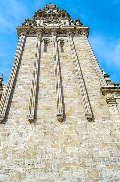 Религиозная Архитектура Собор Сантьяго Компостела Место Паломничества Испании — стоковое фото