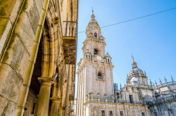 Architettura Religiosa Cattedrale Santiago Compostela Luogo Pellegrinaggio Spagna — Foto Stock
