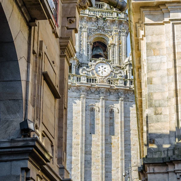 Arquitetura Religiosa Catedral Santiago Compostela Local Peregrinação Espanha — Fotografia de Stock