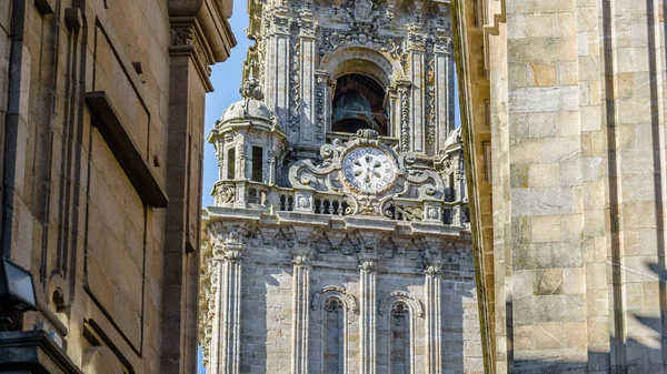 Arquitetura Religiosa Catedral Santiago Compostela Local Peregrinação Espanha — Fotografia de Stock