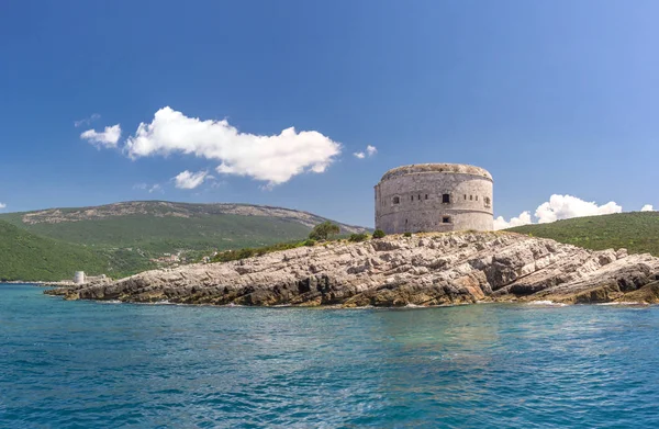 Fort Arza Kotorbukten Montenegro Solig Sommardag — Stockfoto