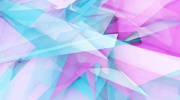 青と紫の色のなだめるような幾何学的な背景 — ストック写真