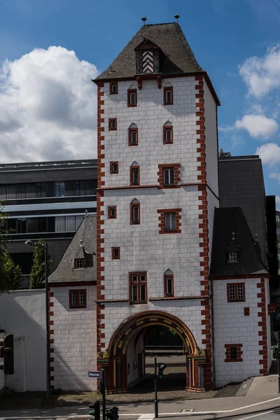 Σιδηρούν Πύργο Eisenturm Από Mainz — Φωτογραφία Αρχείου
