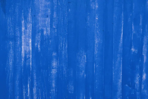 Abstraktní Pozadí Textury Modré Malované Živé Kovové Stěny Povrchu Nerovnoměrnými — Stock fotografie
