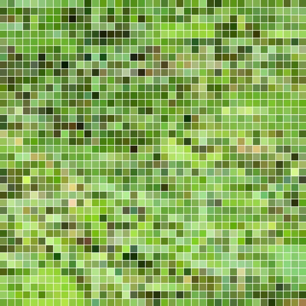 Abstract Square Pixel Mosaic Background Green — 스톡 사진