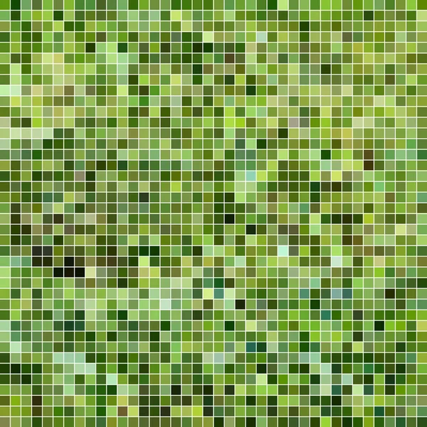 Abstract Square Pixel Mosaic Background Green — 스톡 사진