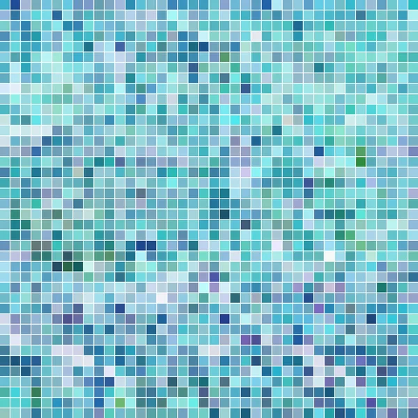 Abstract Square Pixel Mosaic Background Blue — Stockfoto