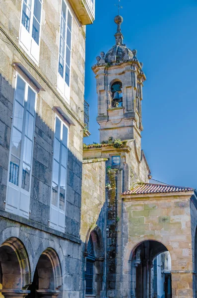 Chiesa Santiago Compostela Galizia Spagna Settentrionale Illustrazione Colorata — Foto Stock