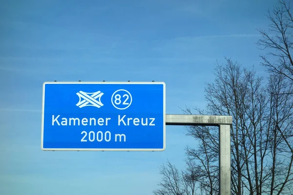 Federal Motorway Kamener Kreuz — Stock Photo, Image