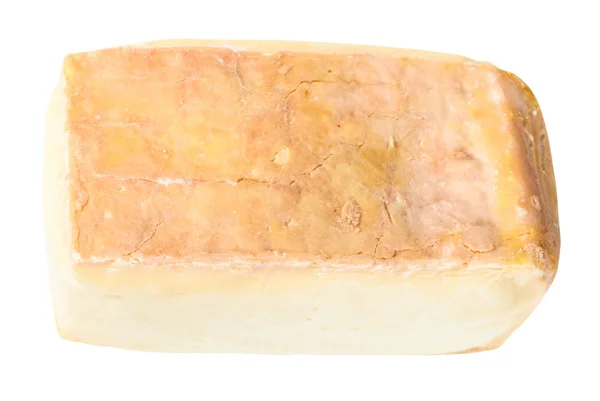 Vue Dessus Morceau Fromage Taleggio Italien Local Provenant Lait Entier — Photo