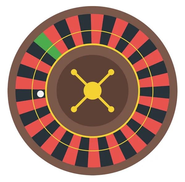 Kasyno Ruletka Ilustracja Hazard Gra Ryzyko Spin Szczęście Zwycięzca — Zdjęcie stockowe