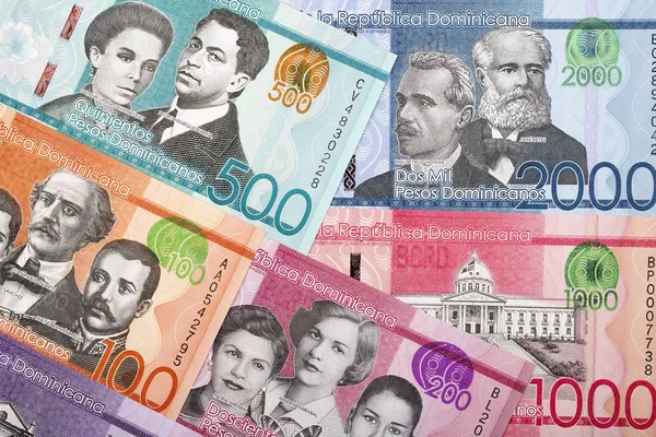 Dominikanische Pesos Als Geschäftlicher Hintergrund — Stockfoto