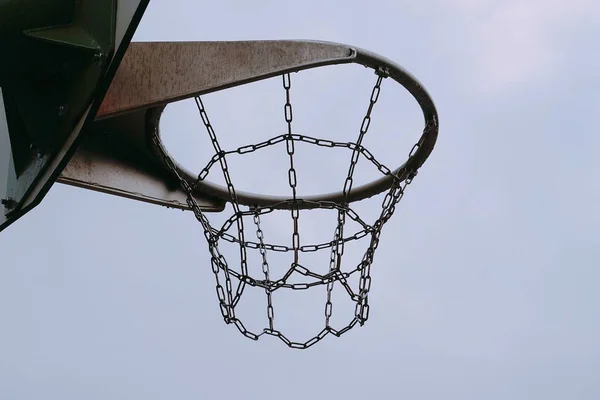 Sport Basket Dans Rue Bilbao Espagne — Photo