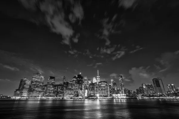 Вид Манхэттен Нью Йорке Сша — стоковое фото